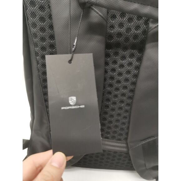 Porsche Design Rolltop Backpack Waterproof Travel Bag Black - Picture 5 of 8